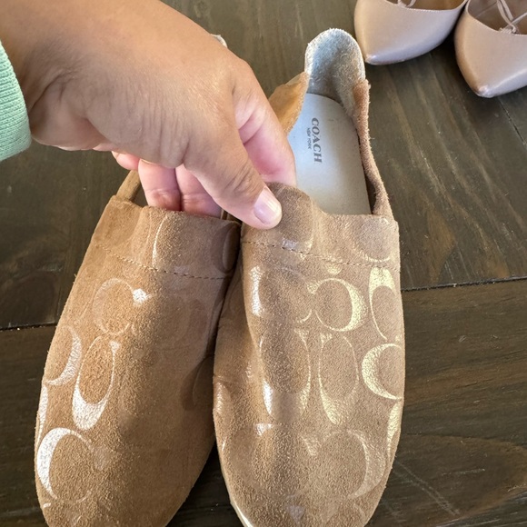 Coach Shoes - Coach Brown Slip-Ons